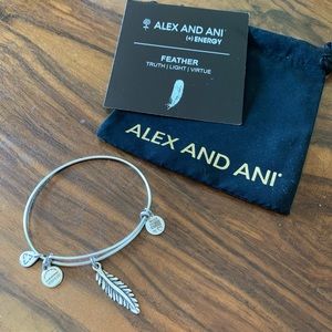 Alex and Ani Feather Bangle